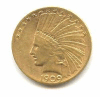 J.CROW'S $10 Gold Piece_Indian