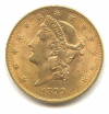 J.CROW'S $20 Gold Piece_Liberty